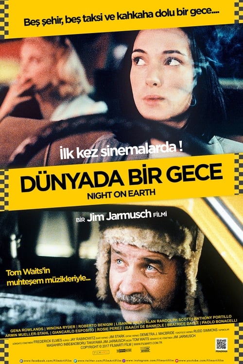 Dünyada Bir Gece Night on Earth Türkçe Dublaj izle (1991)