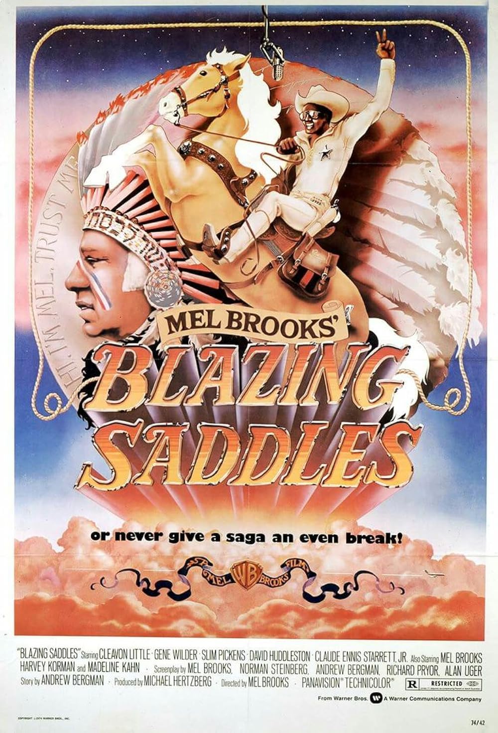 Gümüş Eyerler Blazing Saddles Türkçe Dublaj izle (1974)