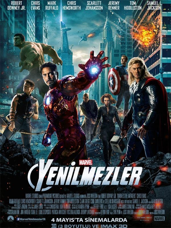 Yenilmezler The Avengers Türkçe Dublaj izle (2012)