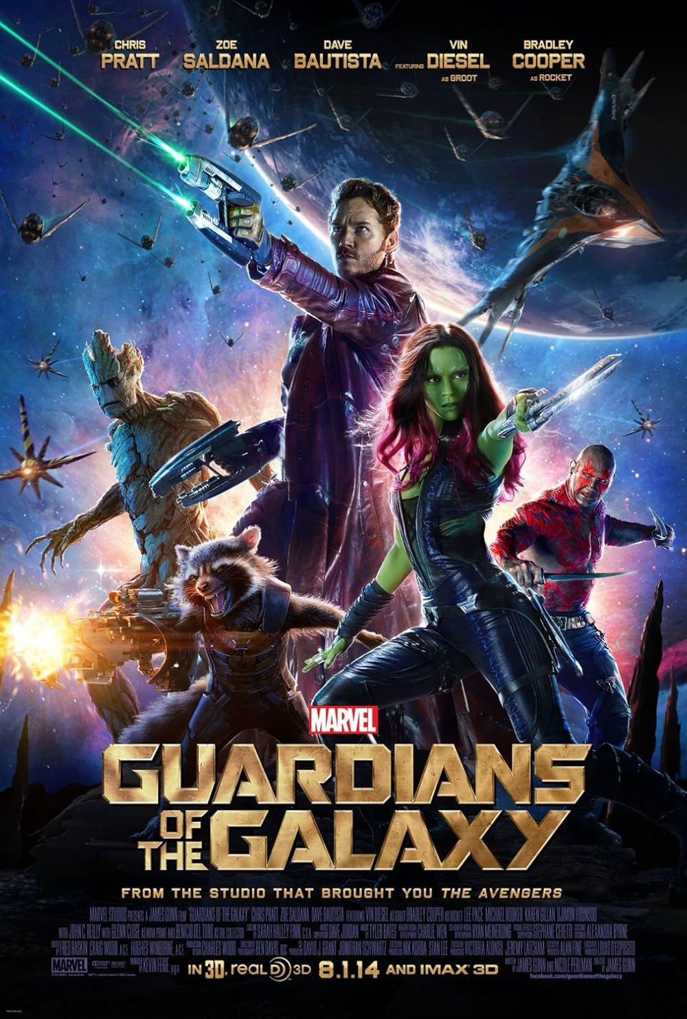 Galaksinin Koruyucuları Guardians of the Galaxy Türkçe Dublaj izle (2014)