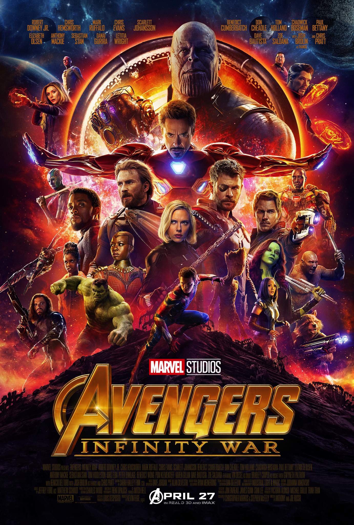 Yenilmezler 3 Sonsuzluk Savaşı Avengers: Infinity War Türkçe Dublaj izle (2018)