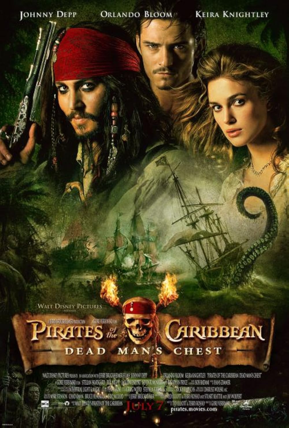 Karayip Korsanları: Ölü Adamın Sandığı Türkçe Dublaj izle (2006)